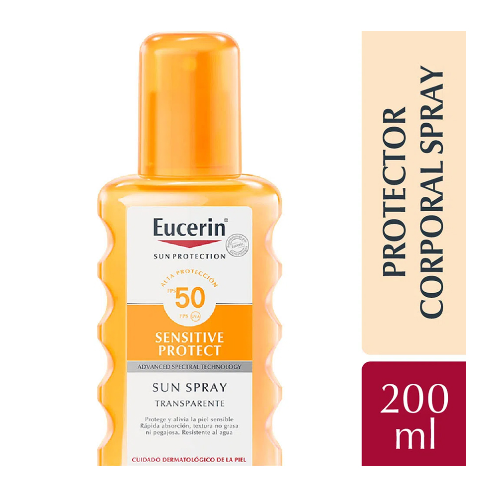 Eucerin sun spray transparente fps 50 x 200 ml