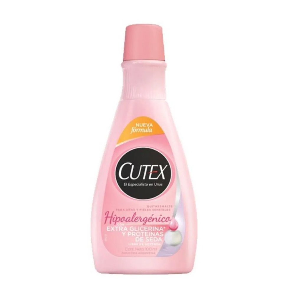 Cutex hipoalergenico quita esmalte x 100 ml