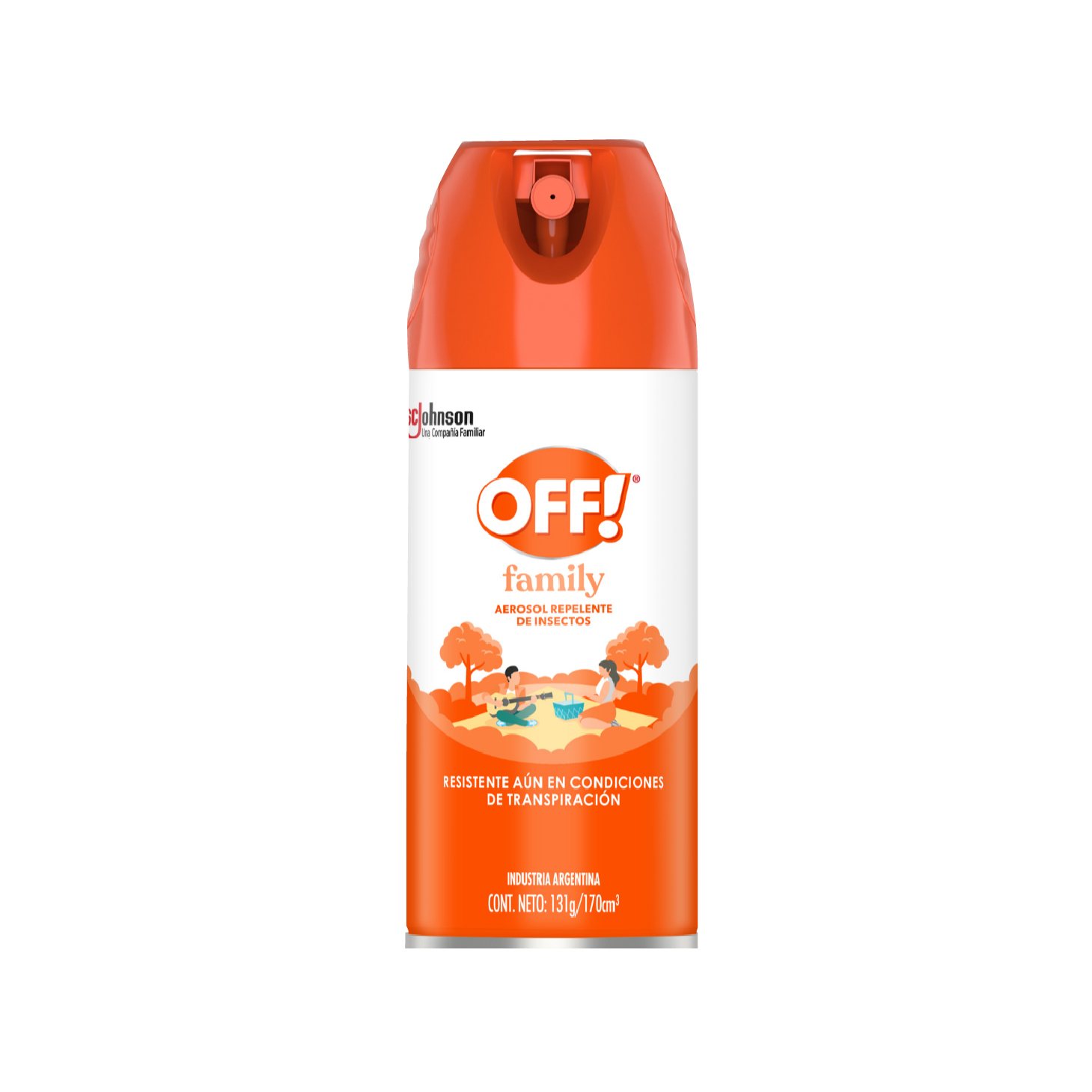 Off family repelente de insector en aerosol x 170 ml