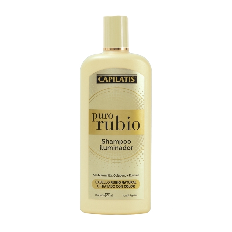 Capilatis puro rubio iluminador shampoo x 420 ml