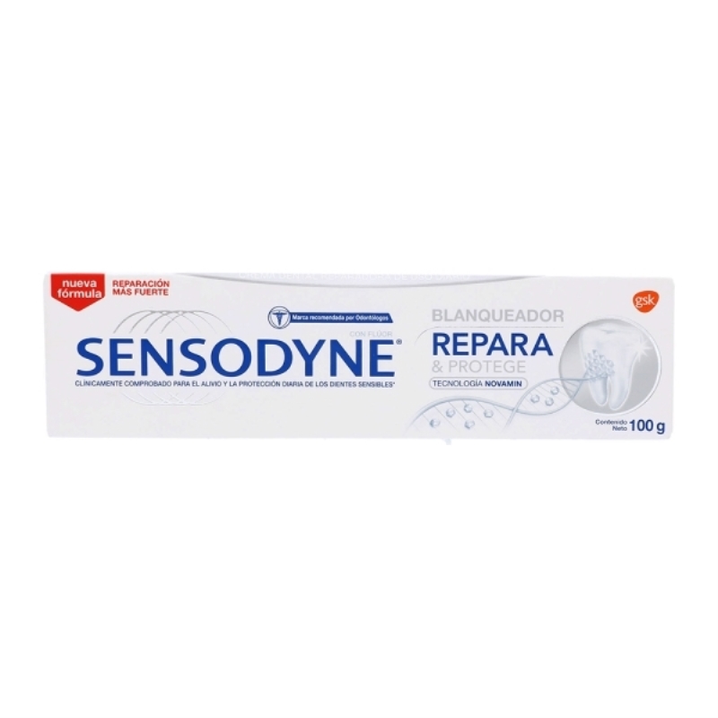 Sensodyne repara&protege blanqueador crema dental x 100 g