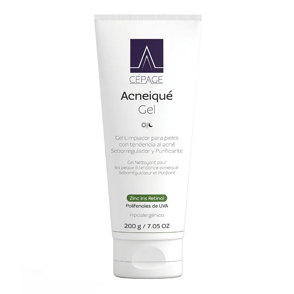 Cepage acneique gel limpiador para pieles acneicas x 200 g