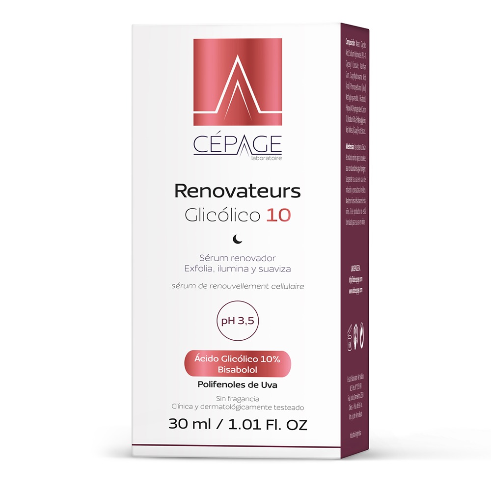 Cepage renovateurs glicolico 10 serum x 30 ml