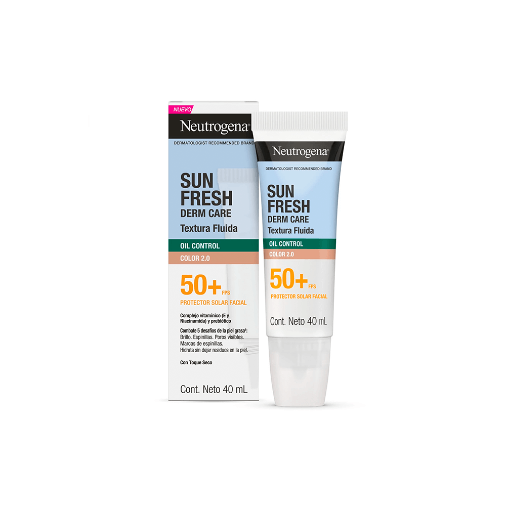 Neutrogena sun fresh fluido con color tono 2.0  x   40