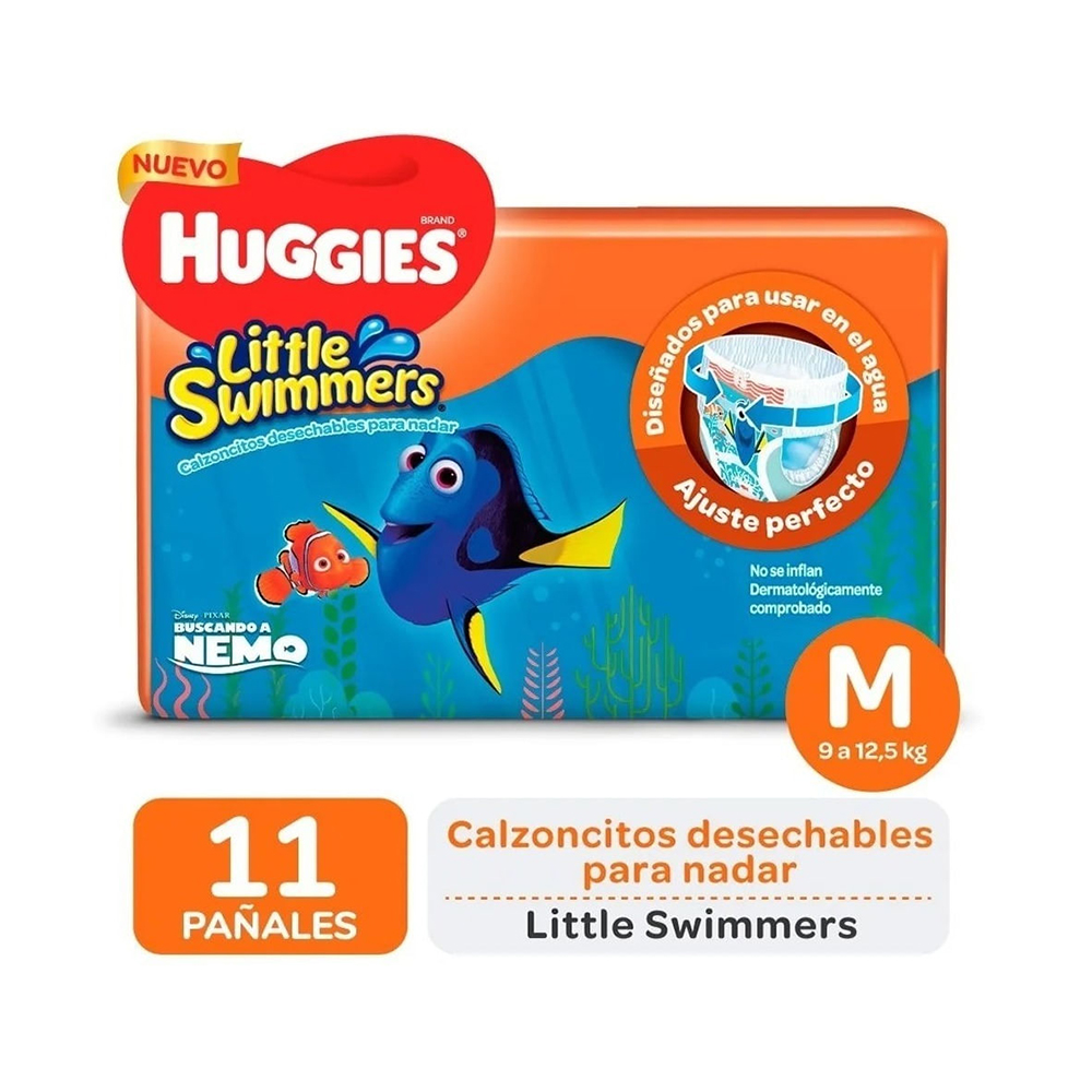 Huggies little swimmers traje de baño talle m x 11 unidades
