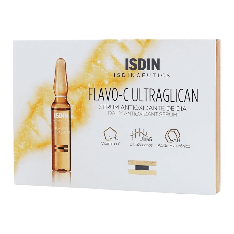 Isdinceutics flavo-c ultraglican serum antiox dia ampollas 10 unidades